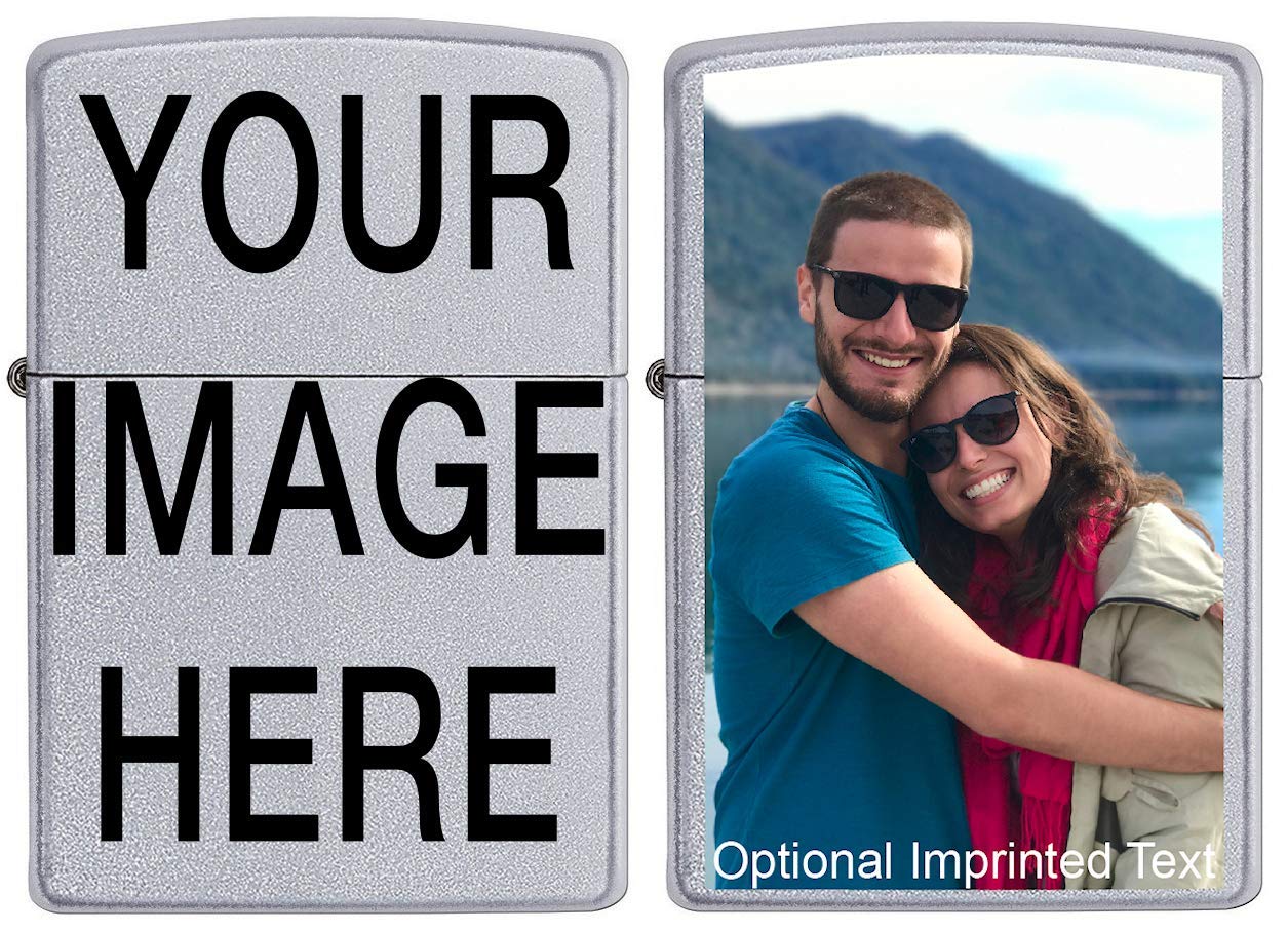 Custom Zippo Lighter! Personalize This Genuine Zippo with Your Image or  Logo! Customized Zippo lighters are a Great, Birthday Gift, for Man or  Woman